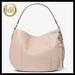 Michael Kors Bags | Michael Kors Brooke Large Zip Hobo Shoulder Bag Soft Pink | Color: Gold/Pink | Size: Os