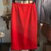 J. Crew Skirts | Jcrew Red Skirt | Color: Red | Size: 4 Tall