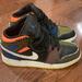 Nike Shoes | Air Jordan 1 Mid Mmd Youth Size 4 Gs Multi Color Shoe - Pre-Owned, Youth Size 4 | Color: Black/Blue | Size: 4b