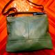 Coach Bags | Coach Tote And Shoulder Bag Large In Size. Only Carried Once. Very Cute. | Color: Green | Size: Large Bag Tote And Shoulder Bag