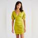 Free People Dresses | Free People Tastemaker Mini Dress | Color: Green/Yellow | Size: S