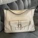 Coach Bags | Like New Coach Leather Purse | Color: Silver/White | Size: Os