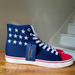 Polo By Ralph Lauren Shoes | New Polo Ralph Lauren Solomon Iv American Flag High Top Sneakers Men’s Shoes 10d | Color: Blue/Red | Size: 10