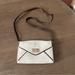 Kate Spade Bags | Kate Spade Envelope Crossbody Purse Bag Clutch Wallet Cream & Brown Leather | Color: Brown/Cream | Size: Os