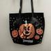Disney Bags | Disneyland Resort Halloween Sequins Tote Bag | Color: Black/Orange | Size: Os