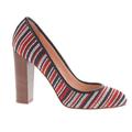 J. Crew Shoes | J. Crew Etta Bead Stitch Pumps Size 9 | Color: Blue/Red | Size: 7