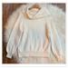 Free People Sweaters | Free People Echo Beach Cowlneck Sweater Soft Ivory Size Extra Small | Color: Cream/White | Size: Xs