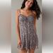 American Eagle Outfitters Dresses | Ae Babydoll Mini Mesh Dress | Color: Black/Pink | Size: L