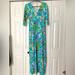 Lilly Pulitzer Dresses | Euc Lilly Pulitzer Maxi Dress Size Small | Color: Blue/Orange | Size: S