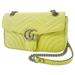 Gucci Bags | Gucci Chain Shoulder Bag Gg Marmont Quilted Small Leather Bag Yellow | Color: Yellow | Size: Os