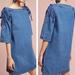 Anthropologie Dresses | Anthropologie Maeve Denim Tie Dress | Color: Blue | Size: S
