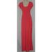 Athleta Dresses | Athleta Red Striped Sz Medium Soft Stretchy Comfy Casual Maxi Dress | Color: Red | Size: M