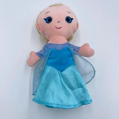 Disney Toys | Disney Parks Frozen Elsa Plush 9" Stuffed Animal Toddler Baby Doll Blue Dress | Color: Blue | Size: Osbb