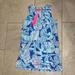 Lilly Pulitzer Dresses | - Lilly Pulitzer Mini Essie Dress | Color: Blue/Pink | Size: Lg