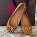 Tory Burch Shoes | Ballet Flats Gold Tory Burch Metallic Leather Size 5.5 | Color: Gold | Size: 5.5