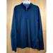 Under Armour Shirts | Blue Under Armour Men's Medium Fitted 1/4 Zip Pull Over Cold Gear Sweatshirt Euc | Color: Blue | Size: M