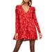 Free People Dresses | Free People Hello Lover Tunic Mini Dress - Size Small | Color: Pink/Red | Size: S