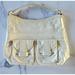 Kate Spade New York Bags | Kate Spade Ny Handbag Ivory Cream Leather Zip Hobo Shoulder Bag Zip Snap Pockets | Color: Cream | Size: Os