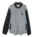 Levi's Jackets & Coats | Levis Mens Letterman Varsity Jacket Softshell Fleece Lined Gray Black Xl | Color: Black/Gray | Size: Xl