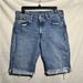 Levi's Shorts | Levis 511 Slim Cut Off Jean Shorts Denim Men's Size 33x13 Dark Wash | Color: Blue | Size: 33