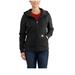 Carhartt Sweaters | Carhartt Women's Relaxed Fit Midweight Full Zip Hooded Sweatshirt Black Small | Color: Black | Size: S