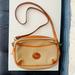 Dooney & Bourke Bags | Dooney & Bourke Original Leather Crossbody Bag With Detachable Strap | Color: Brown/Cream | Size: Os