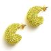 Kate Spade Jewelry | Kate Spade Adore-Ables Clay Pave Huggie Hoop Earrings Gold | Color: Gold/Yellow | Size: Os