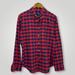 American Eagle Outfitters Shirts | American Eagle Classic Fit Plaid Blue And Red Size M Men's Shirt | Color: Blue/Red | Size: M