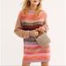 Free People Dresses | Free People Bright It Up Sweater Mini Dress Size Small | Color: Pink/Red | Size: S