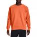 Under Armour Shirts | Men's Under Armour Ua Playback Fleece Sweatshirt Size Large Orange 90s Retro New | Color: Orange | Size: Large