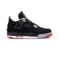 Nike Shoes | Air Jordan 4 Retro Gs ‘Bred’ 2012. Size 6.5 In Youth So A Women’s 8. | Color: Black/Red | Size: 8