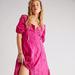 Free People Dresses | Free People Lisa Lace Midi Dress In Hollyhock Pink Size M | Color: Pink | Size: M