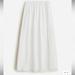 J. Crew Skirts | J. Crew Side-Slit Soft Gauze Maxi Skirt, White, Xs | Color: White | Size: Xs