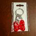 Disney Accessories | New, Walt Disney World, Minnie Bow Keyring, Red W/Rhinestones. | Color: Red | Size: Os