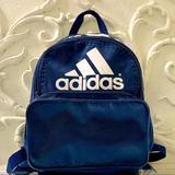 Adidas Bags | Adidas Navy Mini Backpack | Color: Blue/White | Size: Os