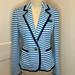 Lilly Pulitzer Jackets & Coats | Lilly Pulitzer | Malibu Blue/White Striped Blazer | Size: S | Color: Blue/White | Size: S