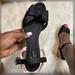 Kate Spade Shoes | Kate Spade Women's Black Sandals Size 9.5 | Color: Black/Tan | Size: 9.5