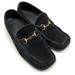 Gucci Shoes | Gucci Suede Horsebit Loafers, Black, Guc | Color: Black/Gold | Size: 6.5