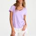 American Eagle Outfitters Tops | Ae Soft & Sexy V-Neck Tee | Color: Purple | Size: Xxs