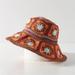 Anthropologie Accessories | Anthropologie “Willow Crochet Bucket Hat” | Color: Orange/Tan | Size: Os