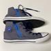 Converse Shoes | Converse Chuck Taylor Junior High Top Sneakers | Color: Blue/Gray | Size: Junior 6