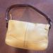 Coach Bags | Coach F10942 Yellow Pebbled Leather Y2k Hobo Shoulder Bag | Color: Brown/Yellow | Size: Approx 12” Wide 7 1/4” Tall 4”D