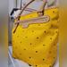 Kate Spade Bags | Kate Spade Yellow With Black Polka Dot Medium Nylon Tote Bag | Color: Tan/Yellow | Size: Medium Tote