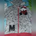 Disney Jackets & Coats | Girls Minnie Mouse Jacket | Color: Gray/Red | Size: Xlg