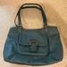 Coach Bags | Coach Campbell Leather Carryall Handbag F24961 | Color: Blue | Size: Os