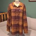 Columbia Shirts | Columbia Men’s Silver Ridge 2.0 Flannel, Burnt Amber Buffalo Check | Color: Gold/Purple | Size: Xxl