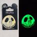 Disney Jewelry | Disney Parks Nightmare Before Christmas Pin Jack Skellington Skull Sally Glow | Color: Red | Size: Os
