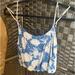 Urban Outfitters Dresses | Gray Hawaiian Print Blue,Beige And Gray | Color: Blue/Cream | Size: M