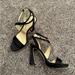 Jessica Simpson Shoes | Jessica Simpson, Black Strap Heels, Size 8m/ 38.5 | Color: Black | Size: 8