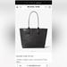 Michael Kors Bags | Jodie Large Logo Jacquard Tote Bag | Color: Black/Gray | Size: Os